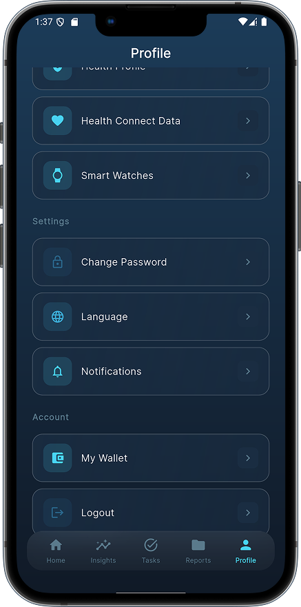 Omica task completion and activity flow